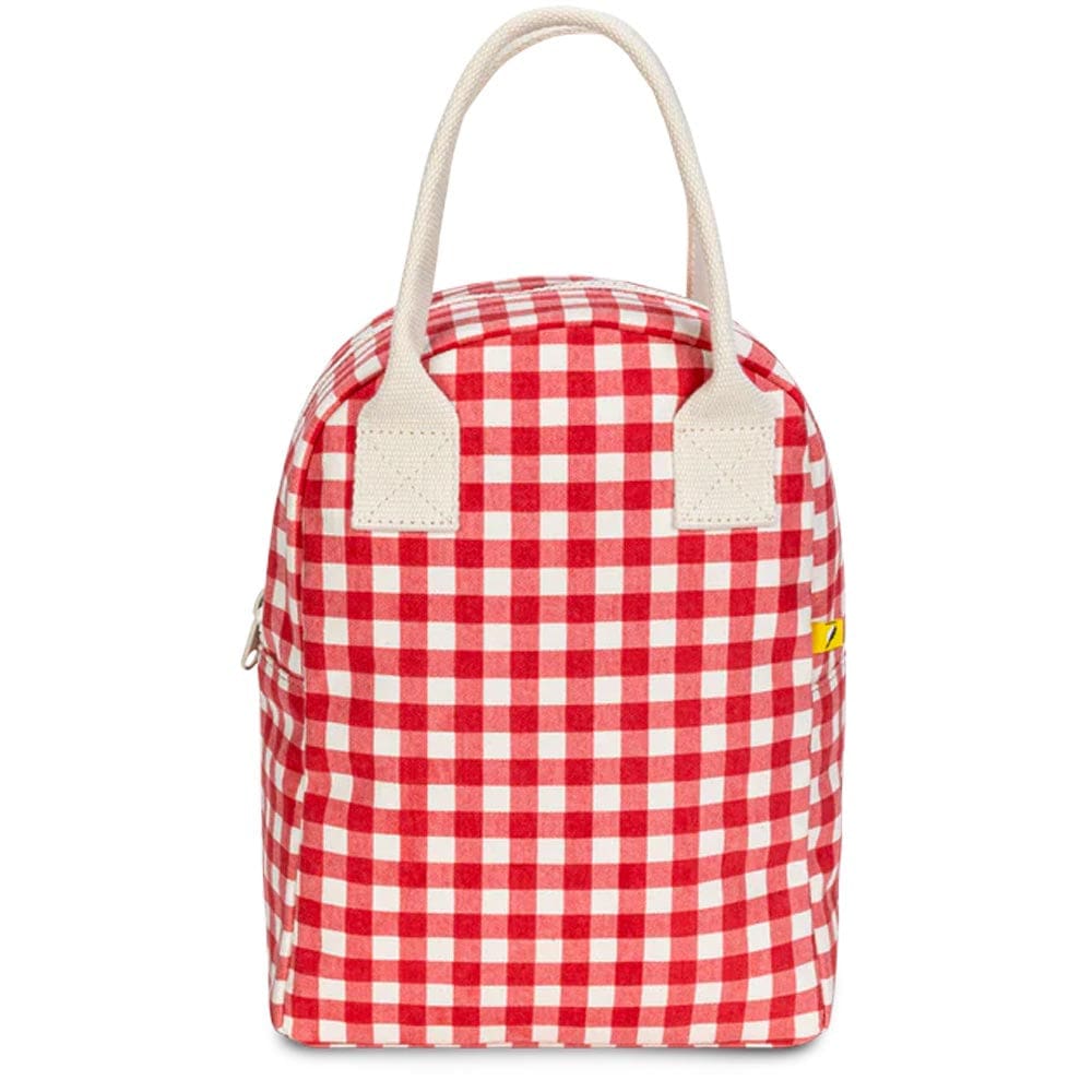 Buy Fluf Zipper Lunch Bag - Red Gingham – Biome New Zealand Online