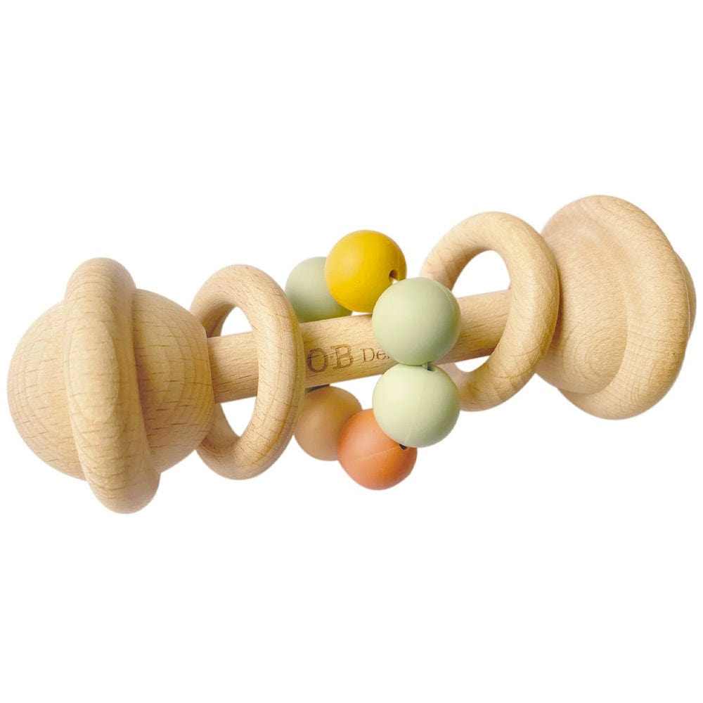Buy Natural Wooden Ring Rattle Online in New Zealand