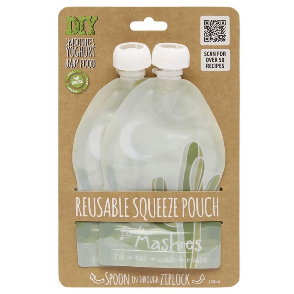 Reusable squeeze hot sale pouch