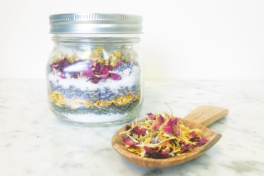 DIY Heavenly Petals Soothing Bath Tea