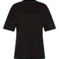 Organic Cotton Drop Shoulder Tee - Black