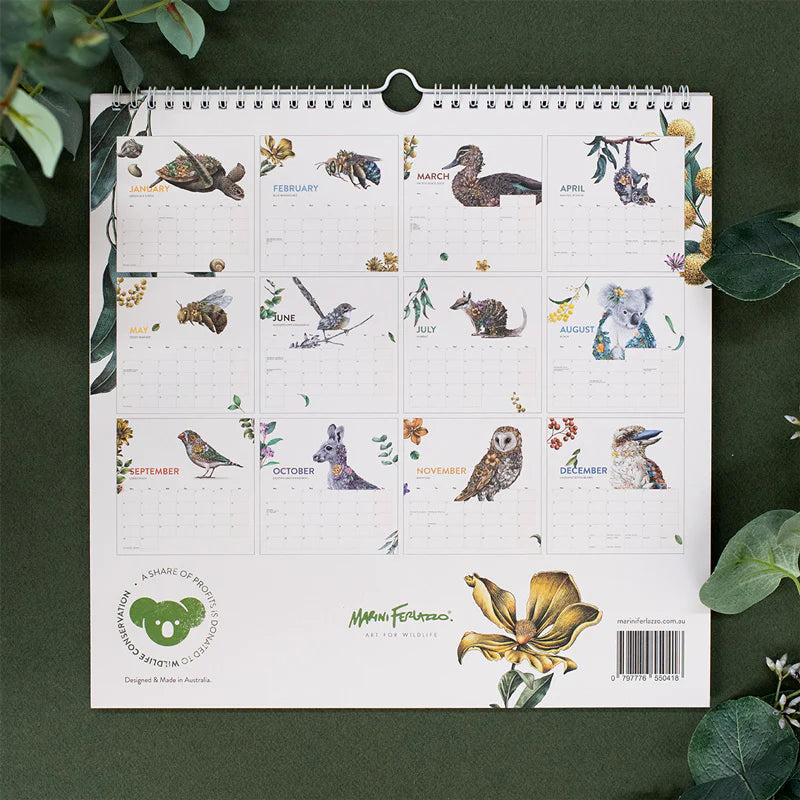 Marini Ferlazzo 2025 Calendar – Wild Australia