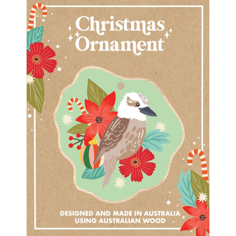 Aero Images Single Decoration - Christmas Kookaburra