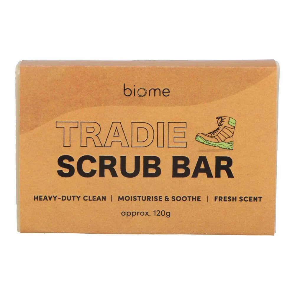 Biome Tradie Scrub Bar 120g