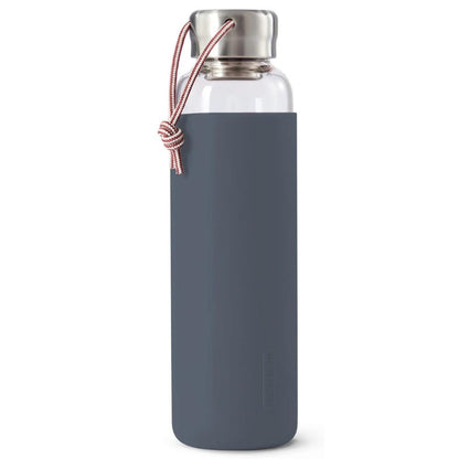 Black + Blum Glass Water Bottle 600ml with Silicone Sleeve