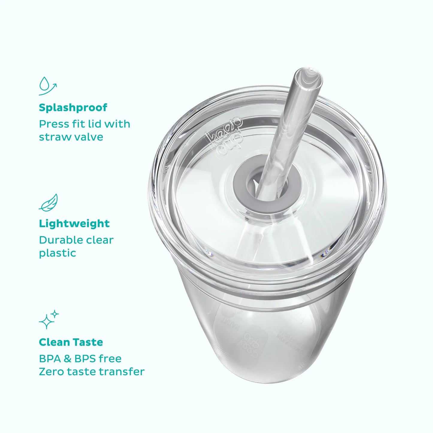 KeepCup Original Clear Plastic Cold Cup - Boba