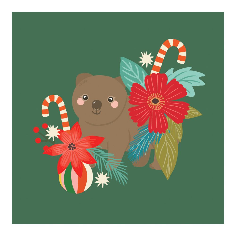 Aero Images Gift Card - Christmas Wombat