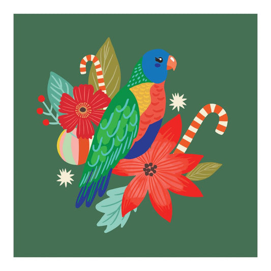 Aero Images Gift Card - Christmas Rainbow Lorikeet