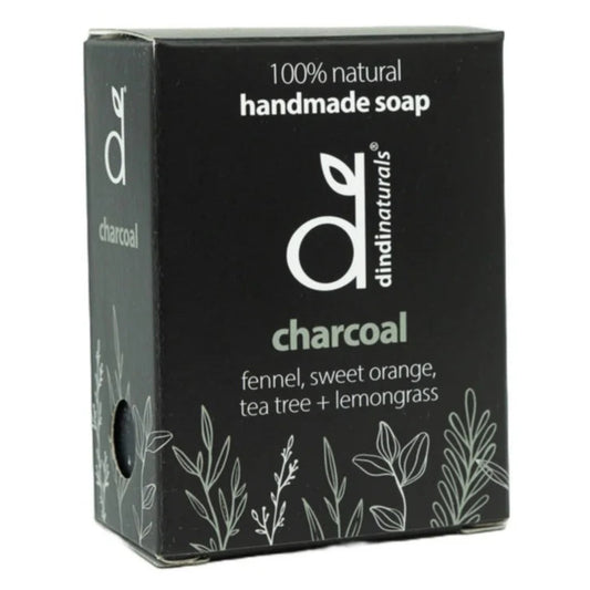 Dindi Naturals Boxed Soap Bar 110g - Charcoal