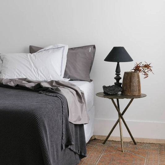 Organic Cotton Tailored Pillowcases - Embroidered