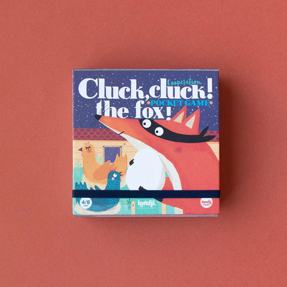 Londji Cooperative Pocket Game - Cluck, Cluck, The Fox!