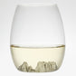 Uprising Glassware Single Wine Glass + Coaster Set - Cradle Mountain (Wulinantikala)