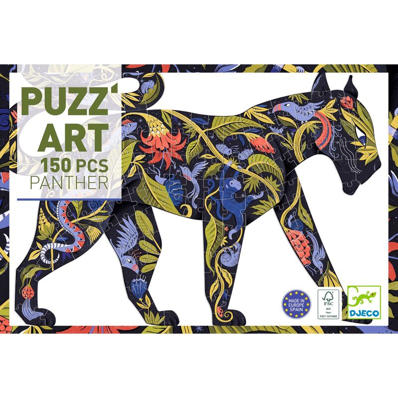 Djeco Art Puzzle 150 Piece - Panther