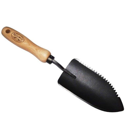 DeWit Serrated Planting Trowel with Ash Handle 140mm