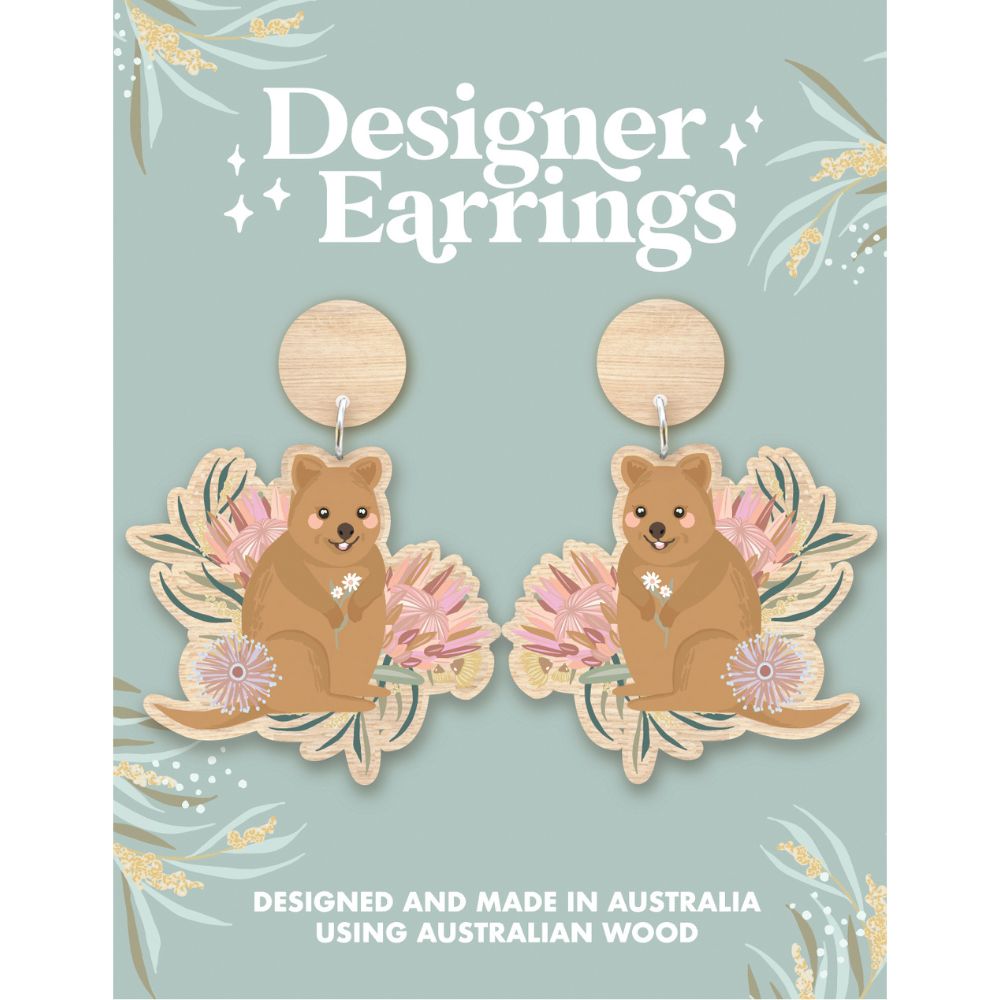 Aero Designer Earrings - Quokka