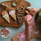 Eco Cutter Set - Ice Cream Cones (set of four)