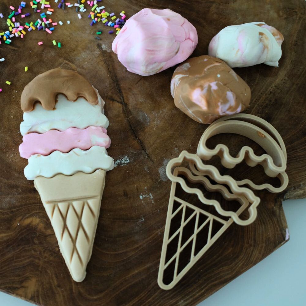 Eco Cutter Set - Ice Cream Cones (set of four)