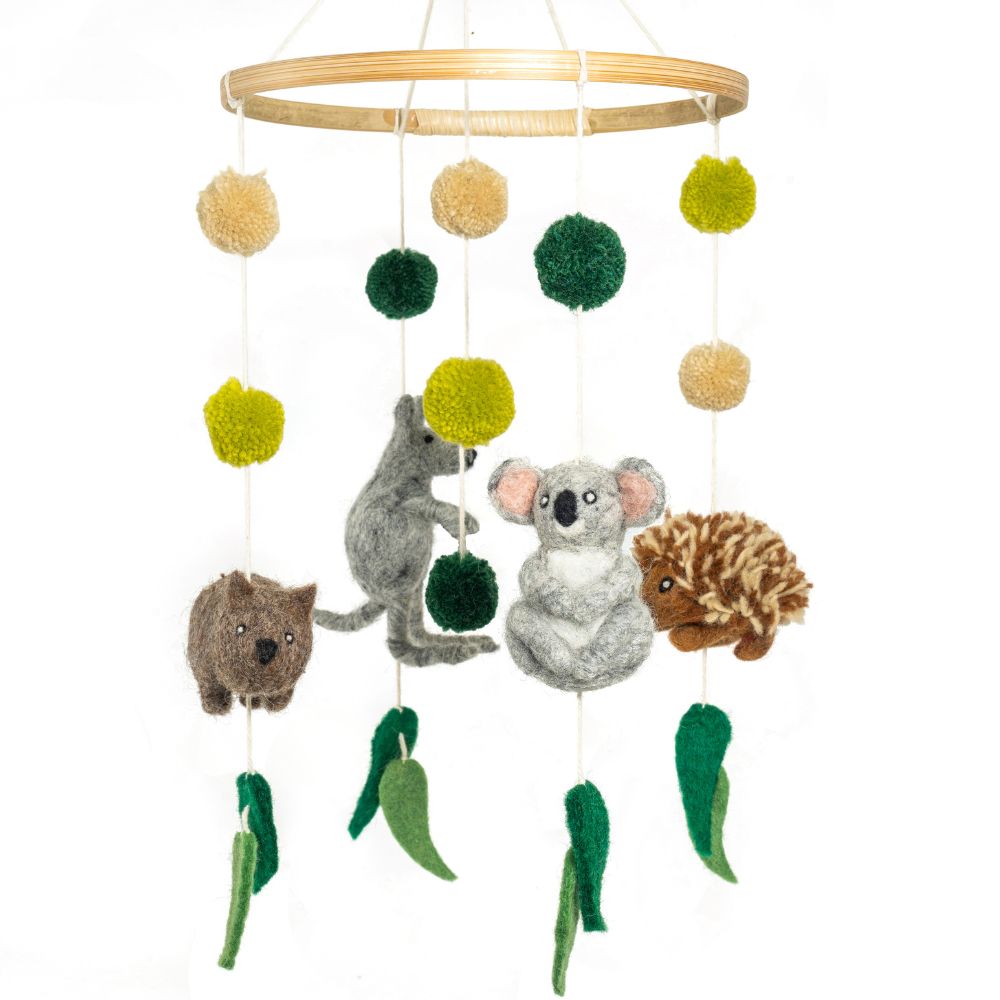 Felt Hanging Mobile - Australian Animals