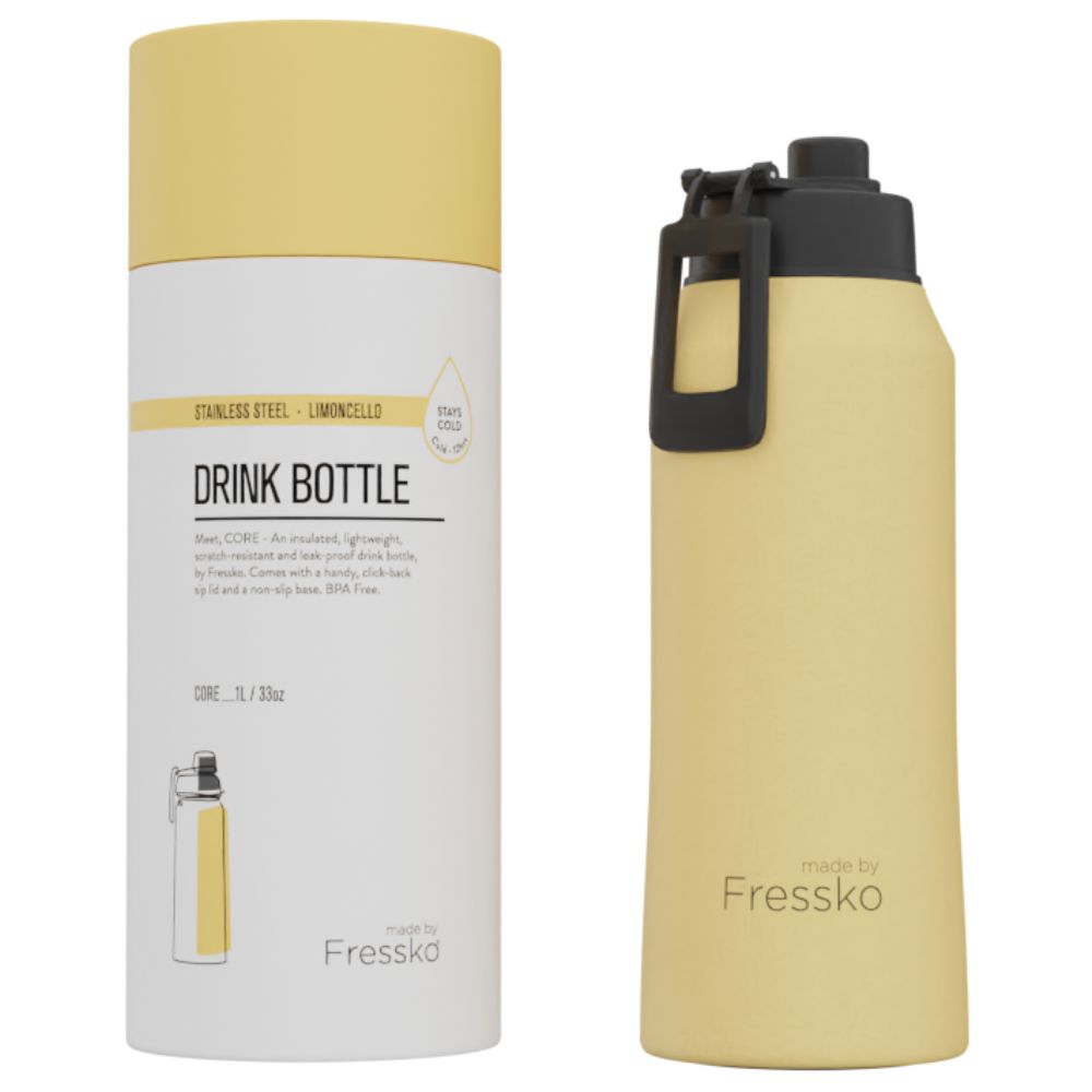 Fressko Insulated Stainless Steel Bottle CORE 1L  Sip Lid