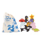 Le Toy Van Petilou Ocean Stacking Animals & Bag