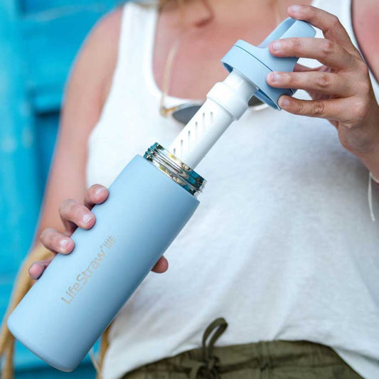LifeStraw Go 2.0 Stainless Steel Water Filter Bottle 500ml