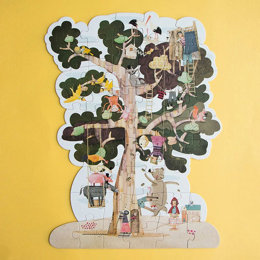 Londji 50 Piece Reversible Pocket Puzzle - My Tree