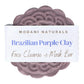 Modani Naturals Cleanse & Mask Bar - Brazilian Purple Clay (approx 90g)