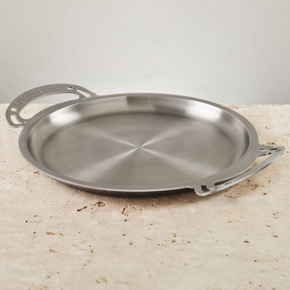 Solidteknics Nöni Stainless Steel 6L Rondeau + 33cm Skillet Lid Set (Dutch Oven)