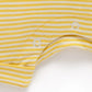 Purebaby Striped Short Growsuit - Pineapple Mini Stripe