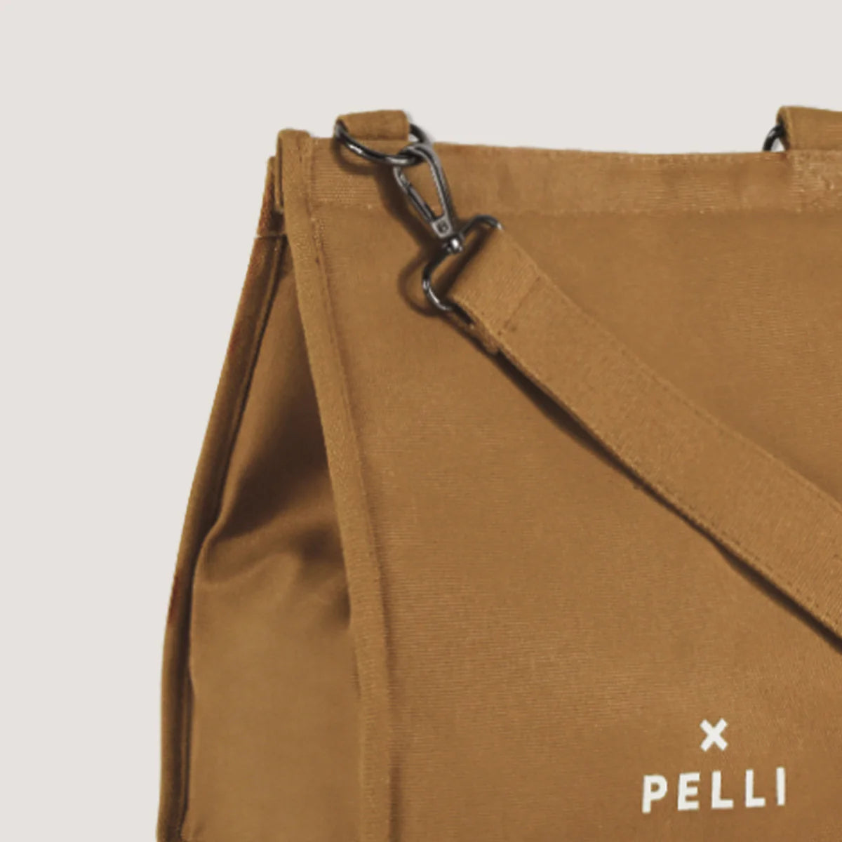 Pelli Crossbody Waxed Canvas Insulated Lunch Bag