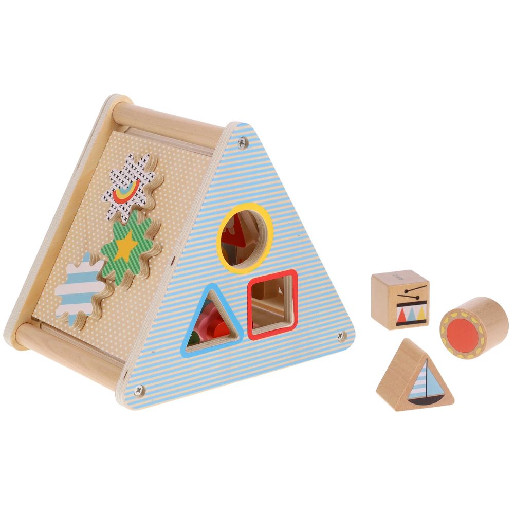 Petit Collage My First Wooden Activity Toy Multi-Coloured