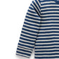 Purebaby Henley Waffle Top - Blueberry Stripe