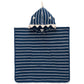 Purebaby Organic Cotton Terry Hooded Towel - Marine Stripe