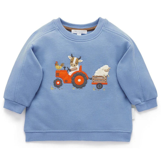 Purebaby Tractor Windcheater - Bluestone