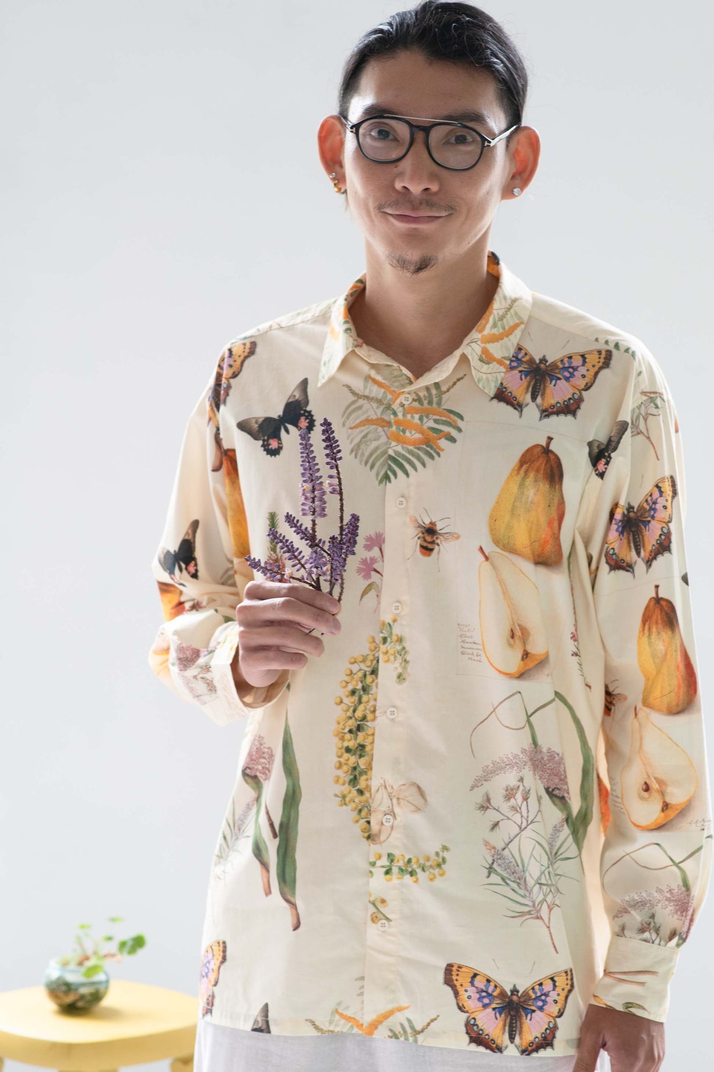 Lazybones Mens Organic Cotton Shirt - Summers Day