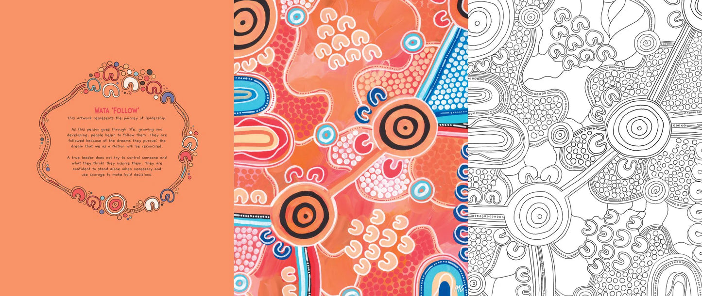 Colour Your Own Aboriginal Gallery Art - Beautiful Spirit