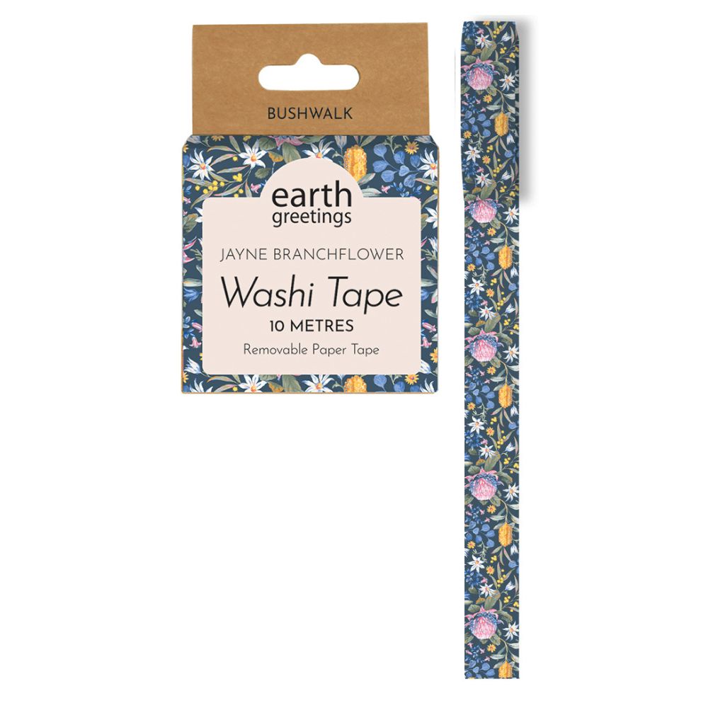 Earth Greetings Washi Tape - Bushwalk