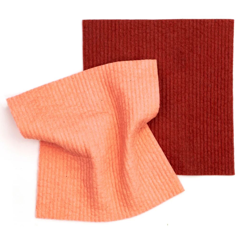 Organic Dyed Plant Based Sponge Dish Cloth 2pk