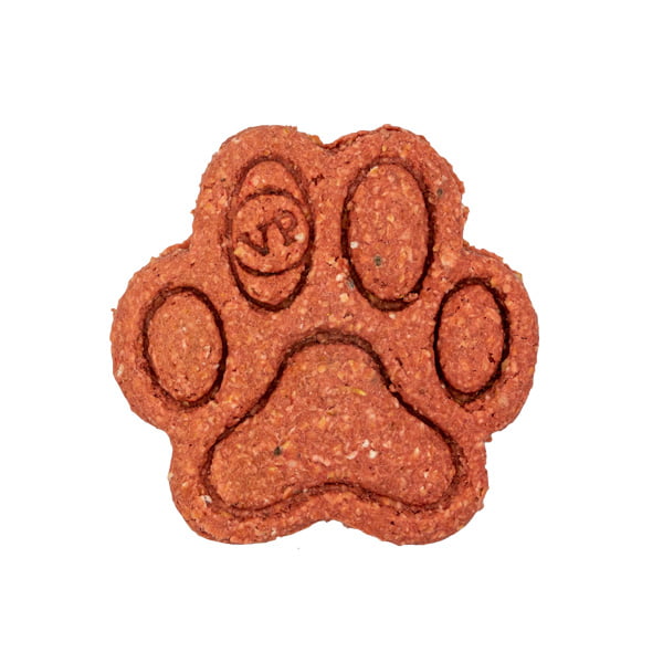 Veggie Paws Gourmet Dog Treat Large Paw Biscuit - Watermelon