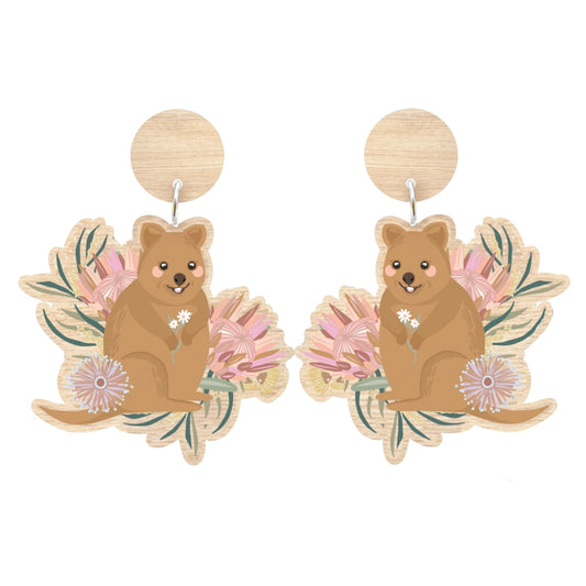 Aero Designer Earrings - Quokka