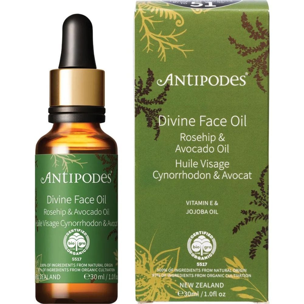 Antipodes Divine Face Oil - Rosehip & Avocado Oil 30ml