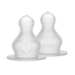 Bibs Baby Bottle Replacement Nipple 2 Pack Silicone