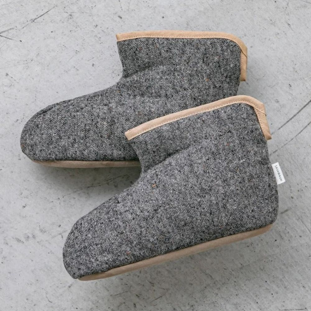 Sasawashi Room Boots - Grey