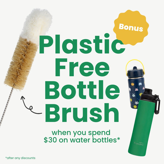 BONUS - Green Essentials Bottle Brush when you spend $30 on water bottles