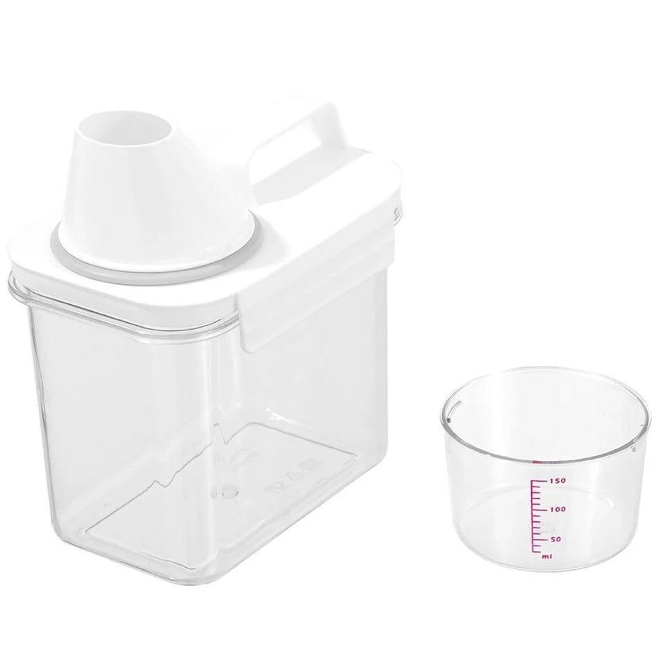 Boxsweden 1.1L Dispensing Container with Measuring Cup Airtight Lid