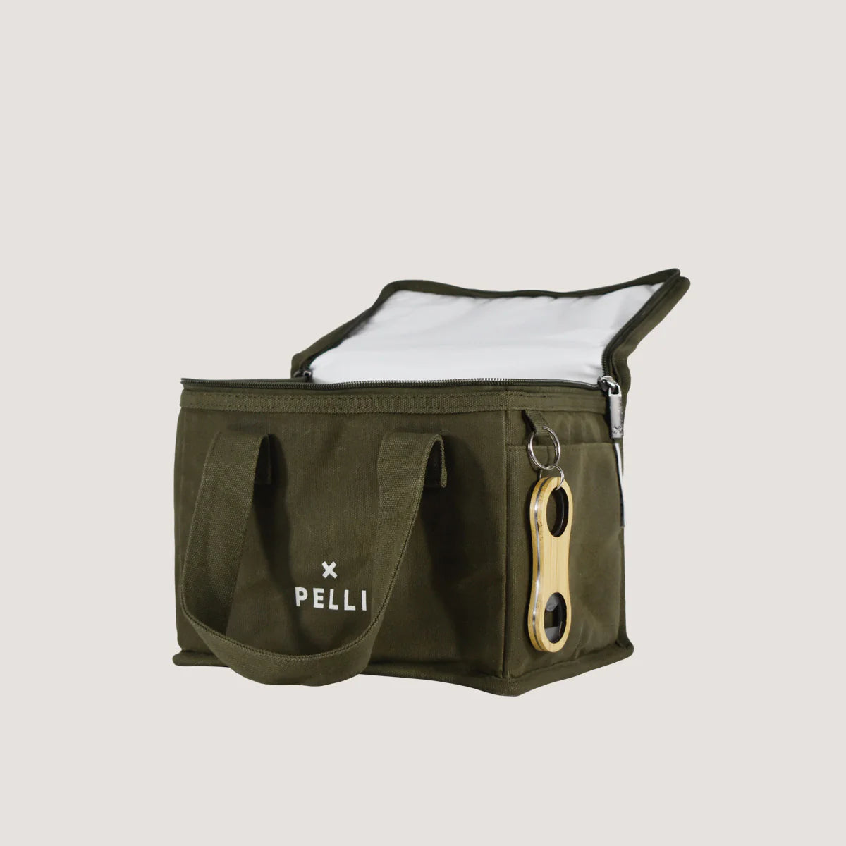 Lunch Squared Waxed Canvas Insulated Lunch Bag