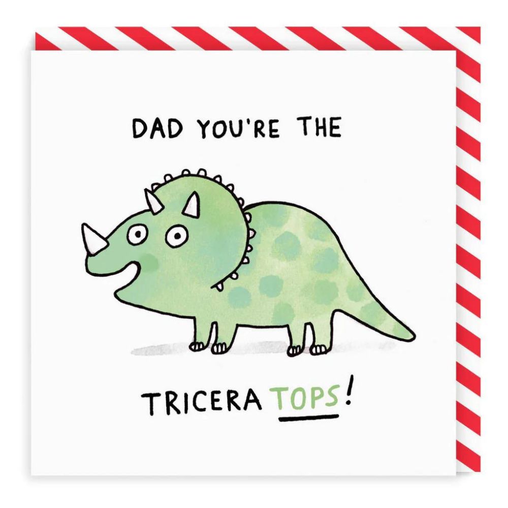 Ohh Deer Card - Dad You're The Triceratops