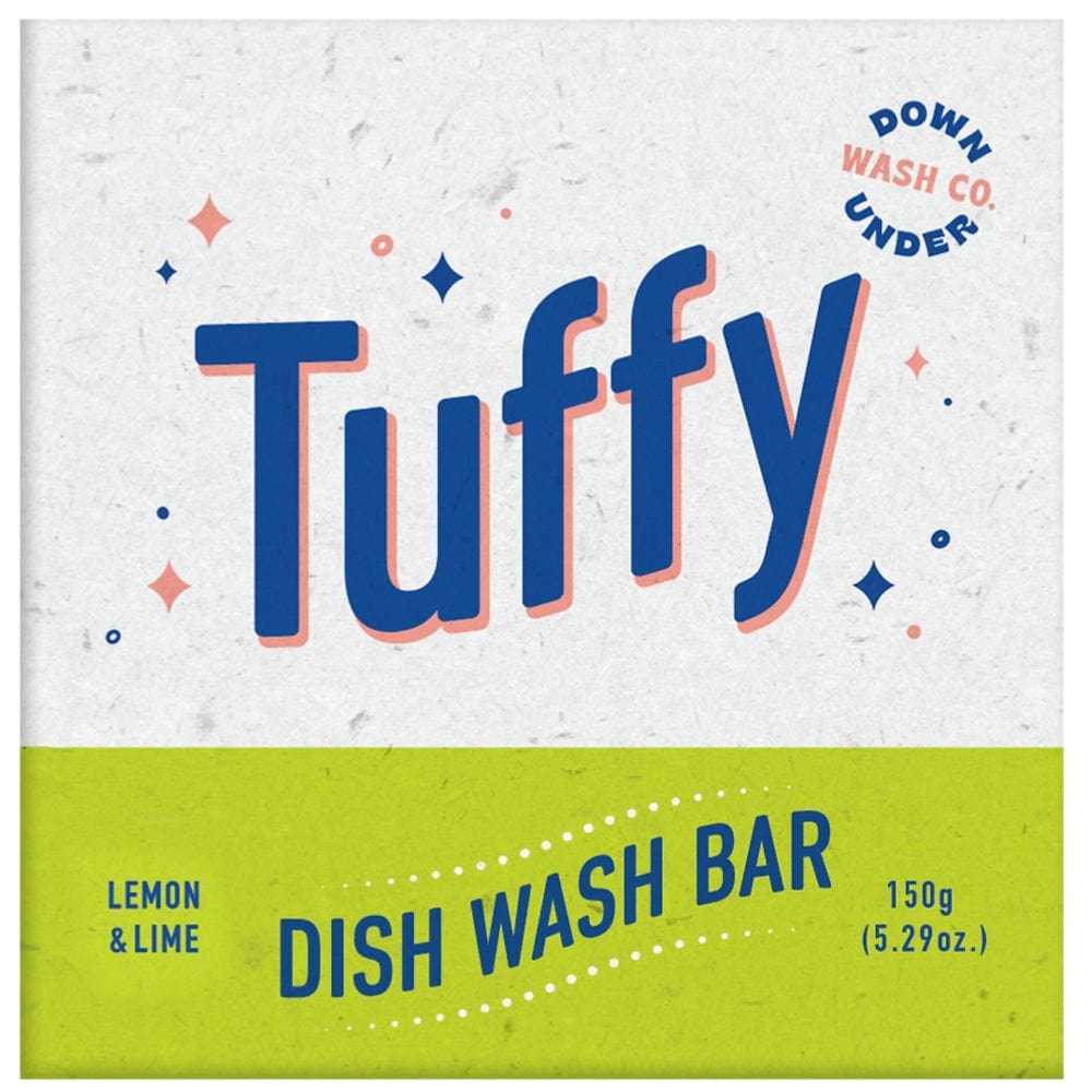 Downunder Wash Co Tuffy Dish Wash Bar - Lemon & Lime