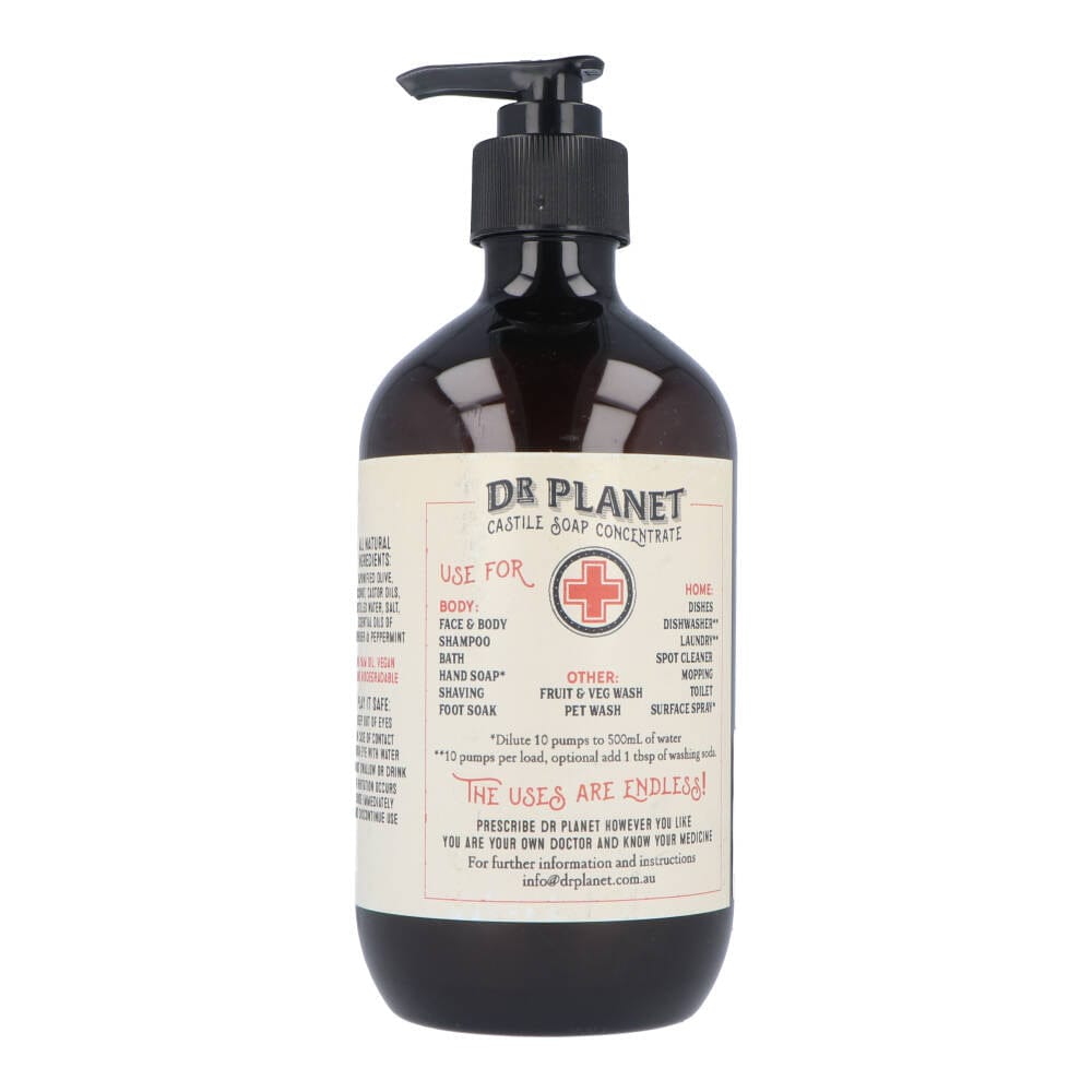 Dr Planet Castile Soap 500ml