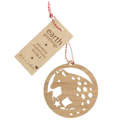 Earth Greetings Bamboo Bauble - Spotted Quoll